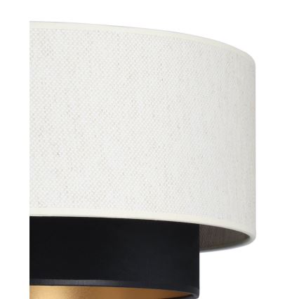 Κρεμαστό φωτιστικό με καλώδιο NATIA 1xE27/60W/230V λευκό/μαύρο