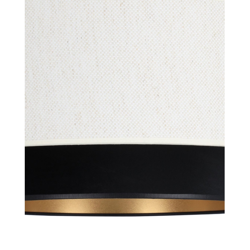 Κρεμαστό φωτιστικό με καλώδιο NATIA 1xE27/60W/230V λευκό/μαύρο