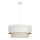 Κρεμαστό φωτιστικό με καλώδιο NATIA 1xE27/60W/230V, Ø 45 cm, εκρού