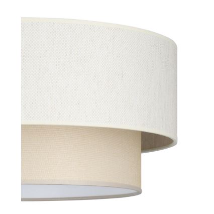Κρεμαστό φωτιστικό με καλώδιο NATIA 1xE27/60W/230V, Ø 45 cm, εκρού