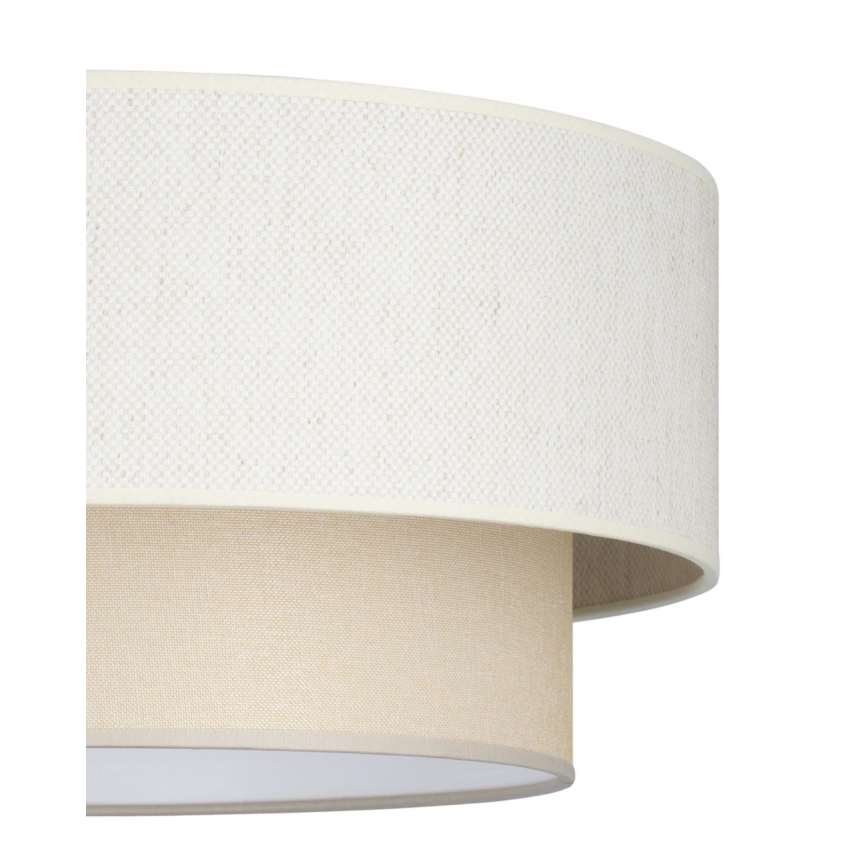 Κρεμαστό φωτιστικό με καλώδιο NATIA 1xE27/60W/230V, Ø 45 cm, εκρού
