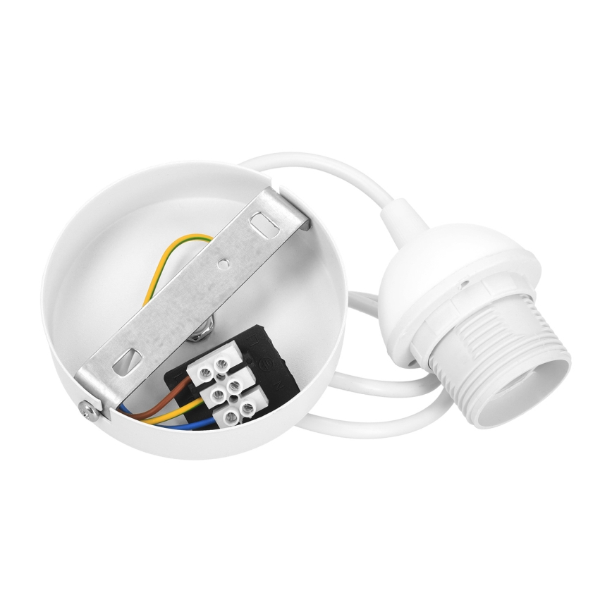 Κρεμαστό φωτιστικό με καλώδιο NATIA 1xE27/60W/230V, Ø 45 cm, εκρού