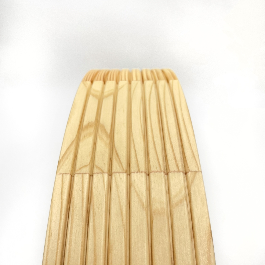 Κρεμαστό φωτιστικό με καλώδιο NATURAL MODERN 3xE27/15W/230V, διάμ. 47,5 εκ., από πεύκο