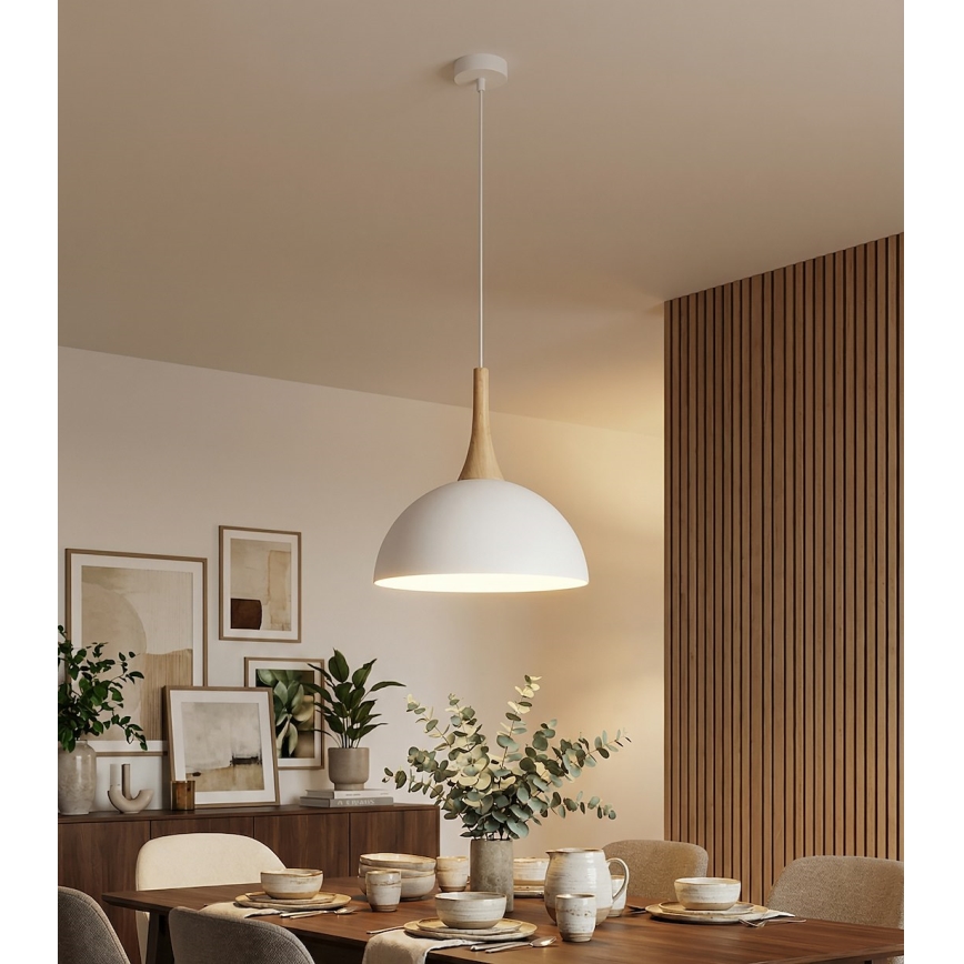 Κρεμαστό φωτιστικό με καλώδιο NAUTICA 1xGX53/12W/230V λευκό