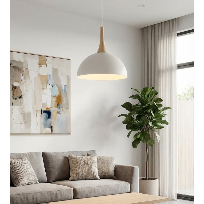 Κρεμαστό φωτιστικό με καλώδιο NAUTICA 1xGX53/12W/230V λευκό