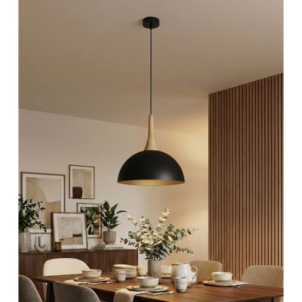 Κρεμαστό φωτιστικό με καλώδιο NAUTICA 1xGX53/12W/230V μαύρο