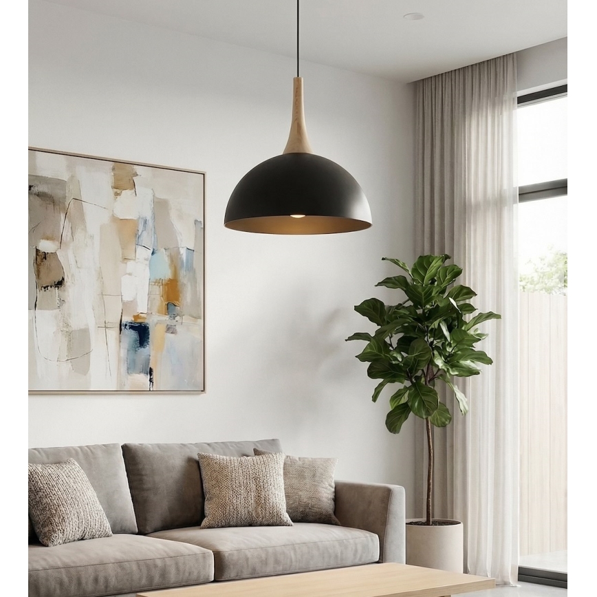 Κρεμαστό φωτιστικό με καλώδιο NAUTICA 1xGX53/12W/230V μαύρο