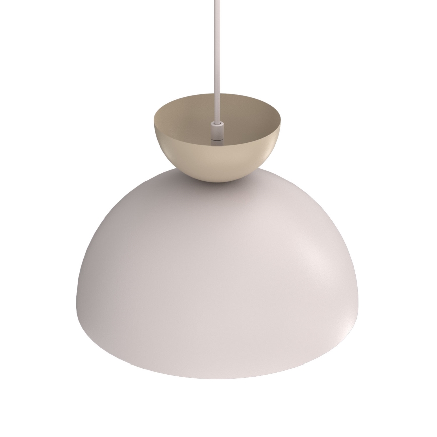 Κρεμαστό φωτιστικό με καλώδιο NEVIS 1xE27/15W/230V Ø 29 cm εκρού