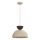 Κρεμαστό φωτιστικό με καλώδιο NEVIS 1xE27/15W/230V Ø 29 cm μπεζ
