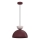 Κρεμαστό φωτιστικό με καλώδιο NEVIS 1xE27/15W/230V Ø 29 cm μπορντό