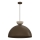 Κρεμαστό φωτιστικό με καλώδιο NEVIS 1xE27/15W/230V Ø 50 cm καφέ