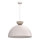 Κρεμαστό φωτιστικό με καλώδιο NEVIS 1xE27/15W/230V Ø 50 cm σε κρεμ απόχρωση