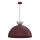 Κρεμαστό φωτιστικό με καλώδιο NEVIS 1xE27/15W/230V Ø 50 cm βουργουνδί