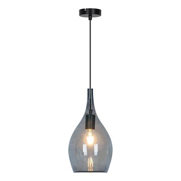 Κρεμαστό φωτιστικό με καλώδιο NEXT 1xE27/40W/230V καπνιστό μαύρο