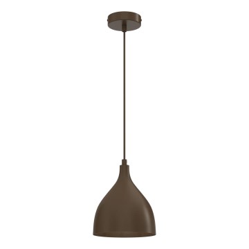 Κρεμαστό φωτιστικό με καλώδιο NOAK CLASSIC 1xE27/15W/230V καφέ