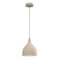 Κρεμαστό φωτιστικό με καλώδιο NOAK CLASSIC 1xE27/15W/230V μπεζ