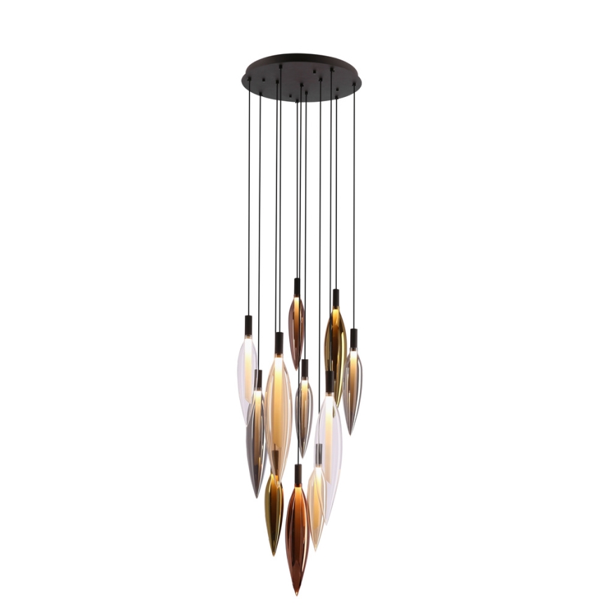 Κρεμαστό φωτιστικό με καλώδιο NORDIC 11xG9/5W/230V μαύρο