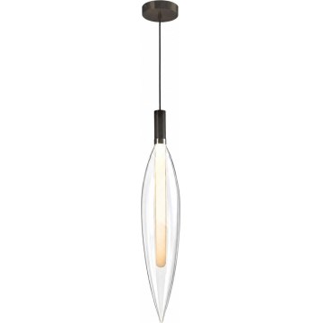 Κρεμαστό φωτιστικό με καλώδιο NORDIC 1xG9/5W/230V μαύρο/διάφανο