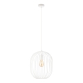 Κρεμαστό φωτιστικό με καλώδιο OVELLA 1xE27/15W/230V Ø 34 cm εκρού