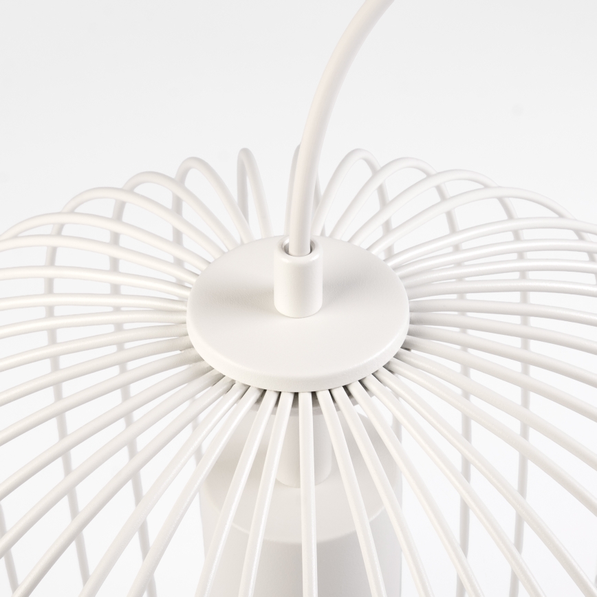 Κρεμαστό φωτιστικό με καλώδιο OVELLA 1xE27/15W/230V Ø 34 cm εκρού