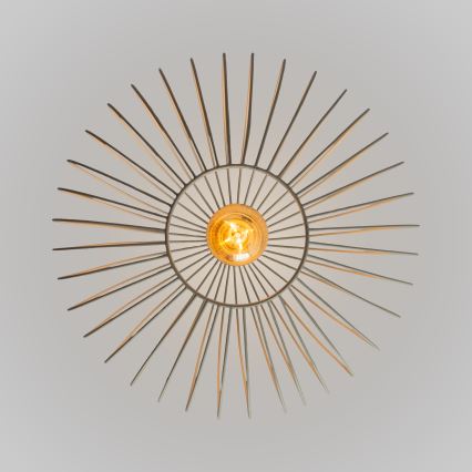 Κρεμαστό φωτιστικό με καλώδιο OVELLA 1xE27/15W/230V Ø 36 cm εκρού