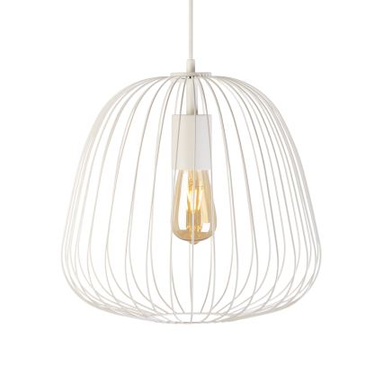 Κρεμαστό φωτιστικό με καλώδιο OVELLA 1xE27/15W/230V Ø 36 cm εκρού