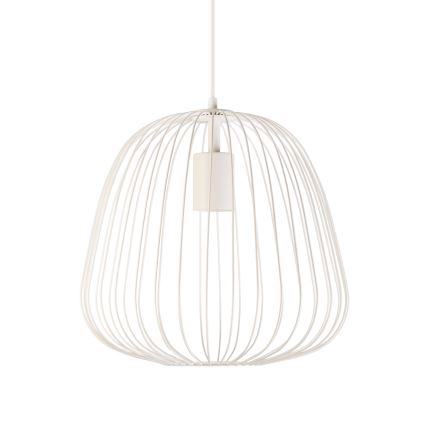 Κρεμαστό φωτιστικό με καλώδιο OVELLA 1xE27/15W/230V Ø 36 cm εκρού