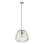 Κρεμαστό φωτιστικό με καλώδιο OVELLA, 1xE27/15W/230V, Ø 36 εκ., γκρι