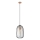 Κρεμαστό φωτιστικό με καλώδιο OVELLA 1xE27/15W/230V διάμ. 25 εκ. μαύρο/πεύκο