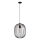Κρεμαστό φωτιστικό με καλώδιο OVELLA 1xE27/15W/230V, διάμ. 34 cm, μαύρο