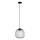 Κρεμαστό φωτιστικό με καλώδιο OVELLA 1xGX53/10W/230V Ø 25 εκ. μαύρο