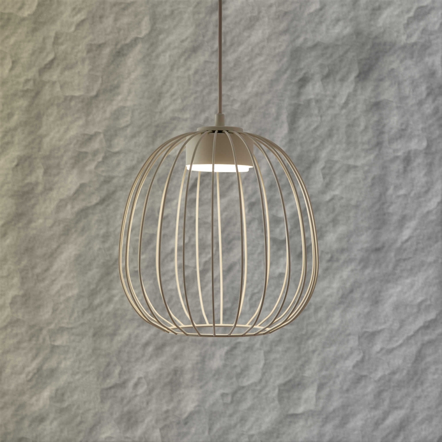 Κρεμαστό φωτιστικό με καλώδιο OVELLA 1xGX53/10W/230V, διάμ. 25 εκ., εκρού