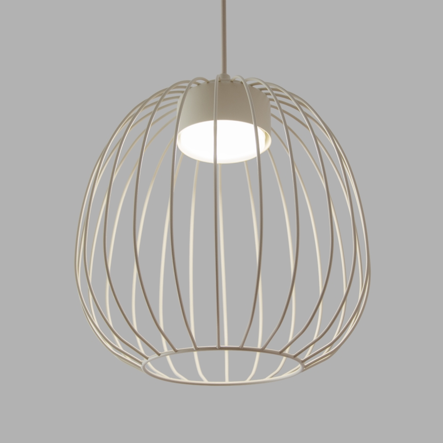Κρεμαστό φωτιστικό με καλώδιο OVELLA 1xGX53/10W/230V, διάμ. 25 εκ., εκρού