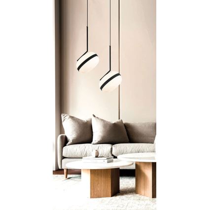Κρεμαστό φωτιστικό με καλώδιο PALMA 1xE27/40W/230V, μαύρο