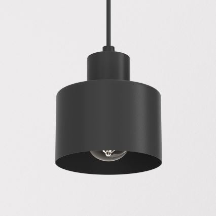 Κρεμαστό φωτιστικό με καλώδιο PARKLA 1xE27/15W/230V μαύρο