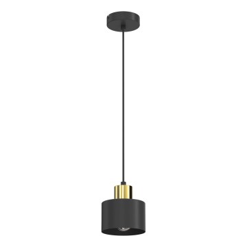 Κρεμαστό φωτιστικό με καλώδιο PARKLA 1xE27/15W/230V μαύρο