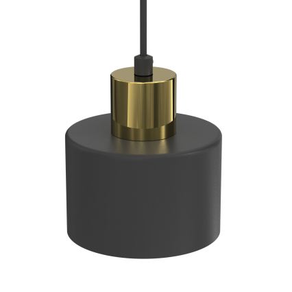 Κρεμαστό φωτιστικό με καλώδιο PARKLA 1xE27/15W/230V μαύρο