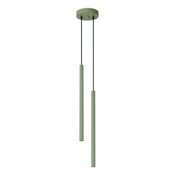Κρεμαστό φωτιστικό με καλώδιο PASTELO 2xG9/8W/230V, πράσινο