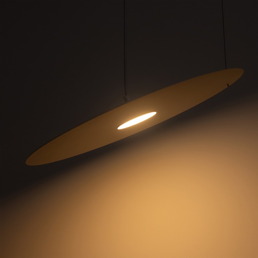 Κρεμαστό φωτιστικό με καλώδιο PIATTO 1xGX53/15W/230V Ø 45 cm λευκό