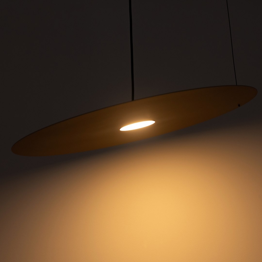 Κρεμαστό φωτιστικό με καλώδιο PIATTO 1xGX53/15W/230V Ø 45 εκ. μπεζ
