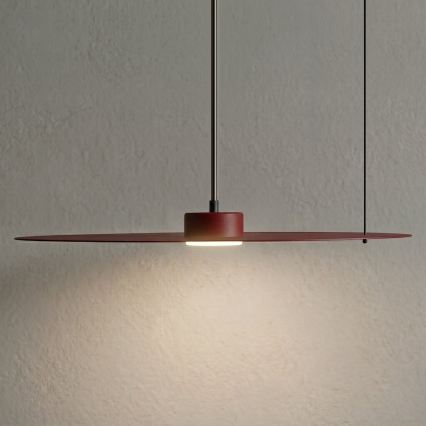 Κρεμαστό φωτιστικό με καλώδιο PIATTO 1xGX53/15W/230V Ø 55 cm βυσσινί