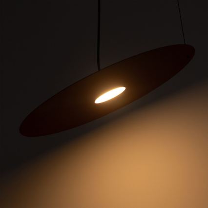 Κρεμαστό φωτιστικό με καλώδιο PIATTO 1xGX53/15W/230V Ø 55 cm βυσσινί
