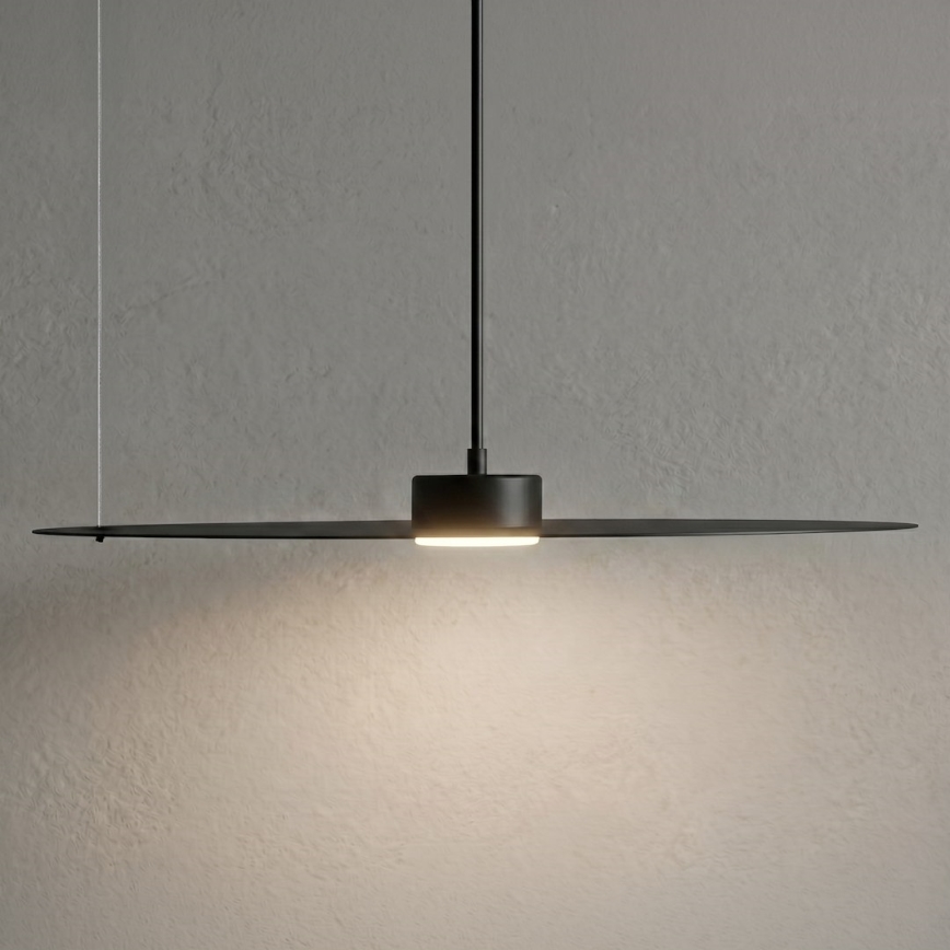 Κρεμαστό φωτιστικό με καλώδιο PIATTO 1xGX53/15W/230V Ø 55 cm μαύρο