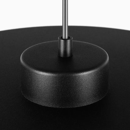 Κρεμαστό φωτιστικό με καλώδιο PIATTO 1xGX53/15W/230V Ø 55 cm μαύρο