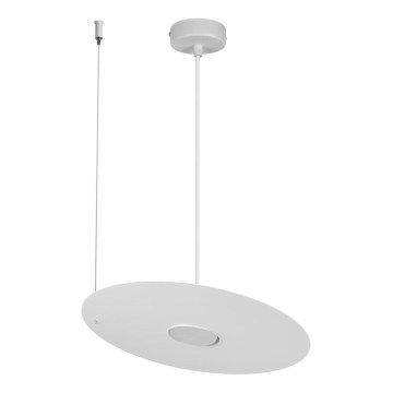 Κρεμαστό φωτιστικό με καλώδιο PIATTO 1xGX53/15W/230V διάμ. 35 cm λευκό