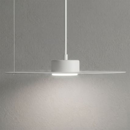 Κρεμαστό φωτιστικό με καλώδιο PIATTO 1xGX53/15W/230V διάμ. 35 cm λευκό