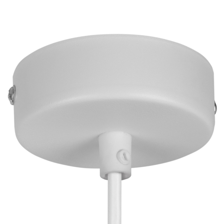 Κρεμαστό φωτιστικό με καλώδιο PIATTO 1xGX53/15W/230V διάμ. 35 cm λευκό
