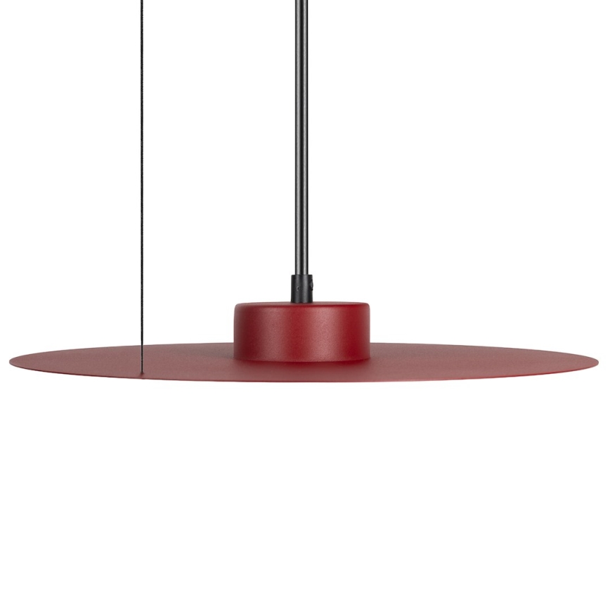 Κρεμαστό φωτιστικό με καλώδιο PIATTO 1xGX53/15W/230V διάμ. 35 cm μπορντό