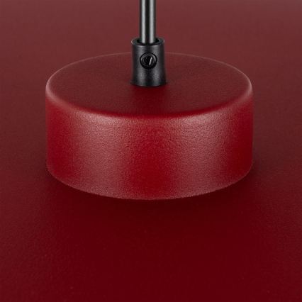 Κρεμαστό φωτιστικό με καλώδιο PIATTO 1xGX53/15W/230V διάμ. 35 cm μπορντό