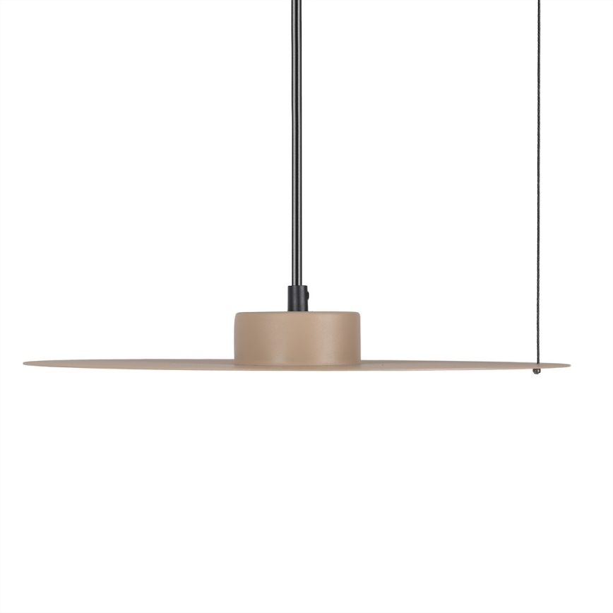 Κρεμαστό φωτιστικό με καλώδιο PIATTO 1xGX53/15W/230V διάμ. 35 εκ. μπεζ